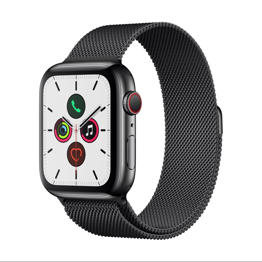 Apple Watch Series 5 GPS + Cellular, Space Black Milanese Loop